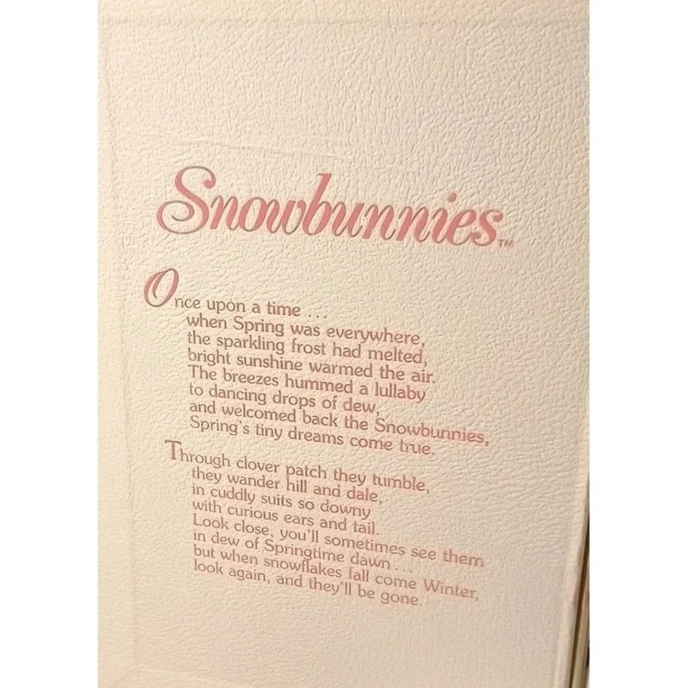 Dept. 56 Springtime Stories of the Snowbunnies "A Tisket, A Tasket" Decor - Picture 3 of 4